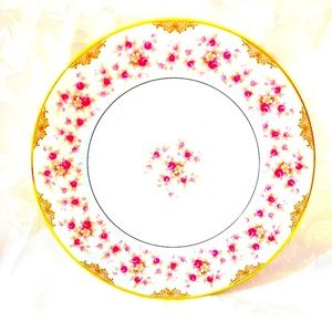 6 Vintage Noritake CHARMAINE set of (6) dinner plate 10.5”